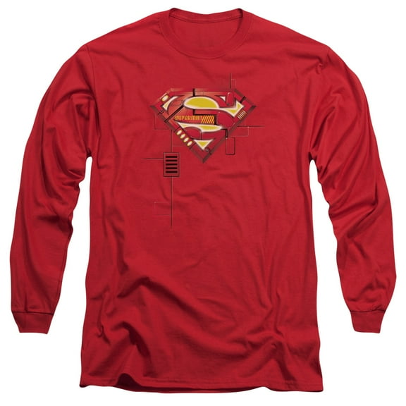 Superman - Super Mech Shield - Long Sleeve Shirt - Medium