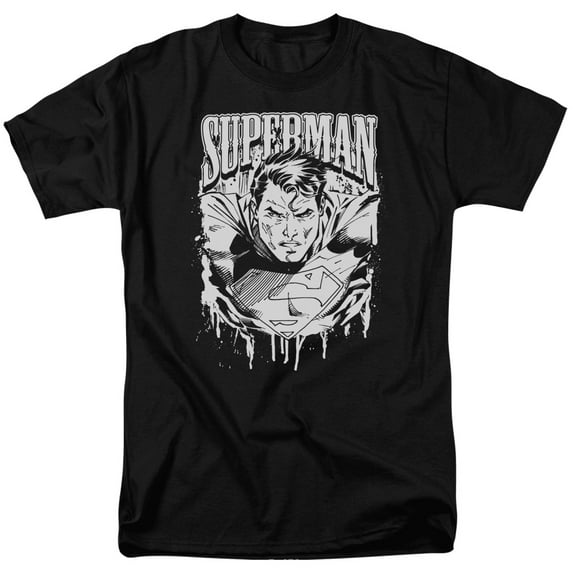 Superman Super Metal Officially Licensed Adult T Shirt