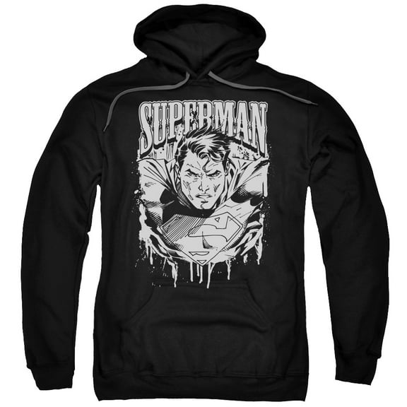 Superman - Super Metal - Pull-Over Hoodie - Large