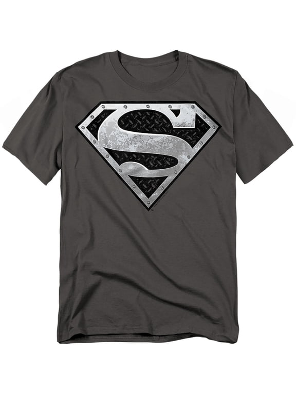 Superman T-Shirt Super Metallic Shield Unisex Graphic Tee For Men & Women