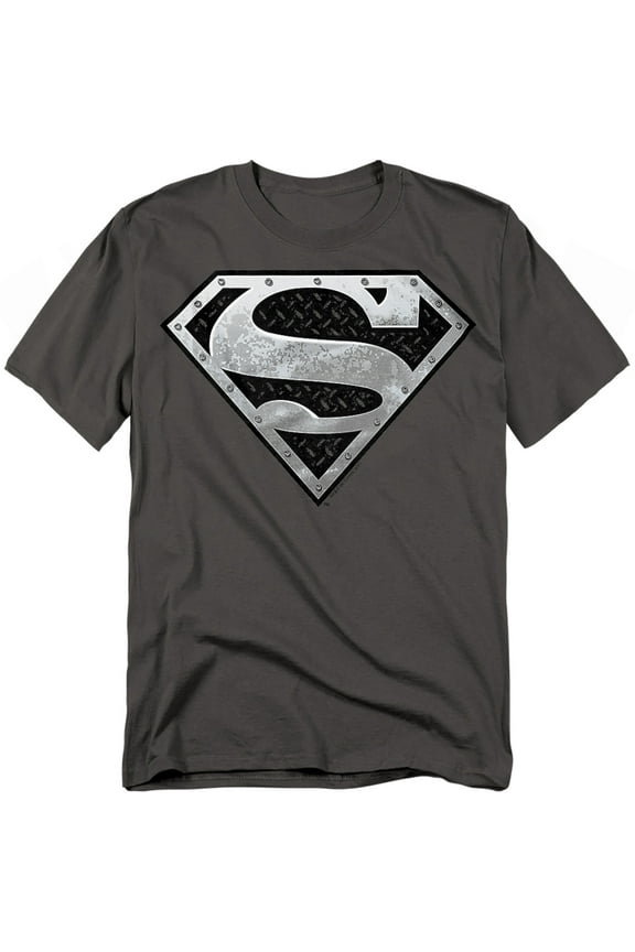 Superman T-Shirt Super Metallic Shield Unisex Graphic Tee For Men & Women