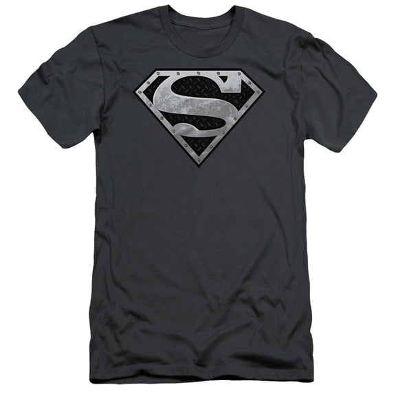 Superman - Super Metallic Shield - Slim Fit Short Sleeve Shirt - Small