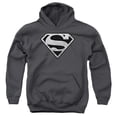 thumbnail image 1 of Superman - Super Metallic Shield - Youth Hooded Sweatshirt - Large, 1 of 2