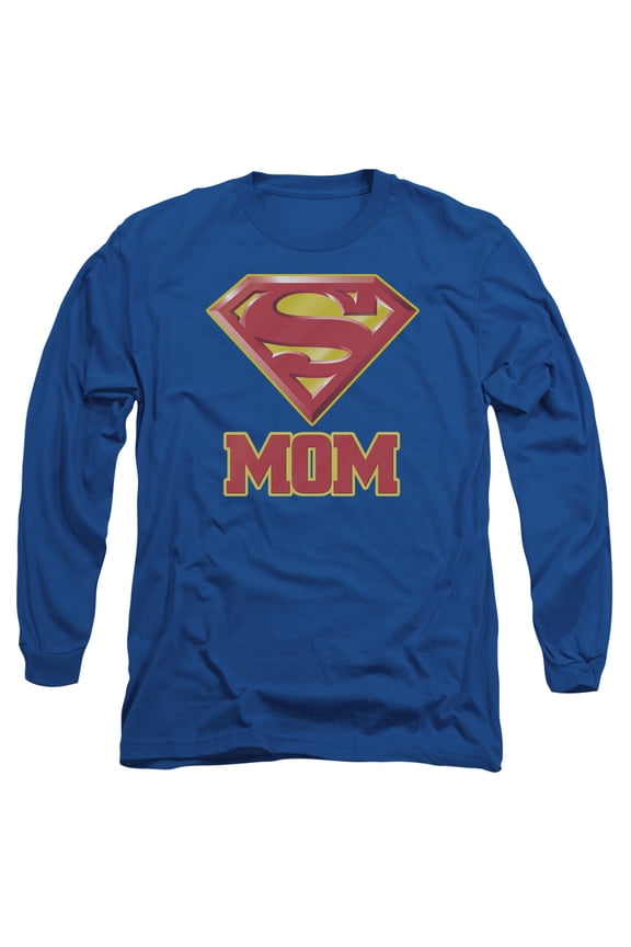 Superman - Super Mom - Long Sleeve Shirt - Small