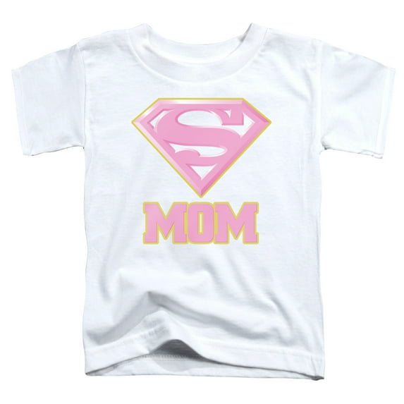 Superman - Super Mom Pink - Toddler Short Sleeve Shirt - 3T