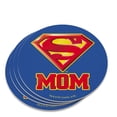 thumbnail image 1 of Superman Super Mom Shield Logo Novelty Coaster Set, 1 of 4