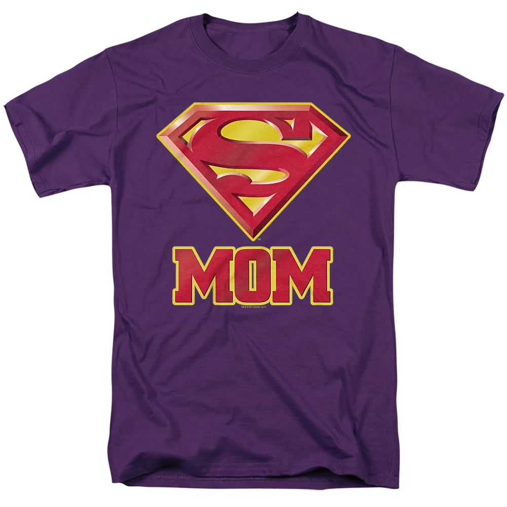 Superman Super Mom T-Shirt - Offiziell Lizenziert DC Comics