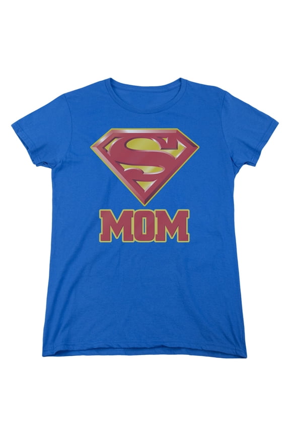 Superman Super Mom Women's T-Shirt Royal Blue