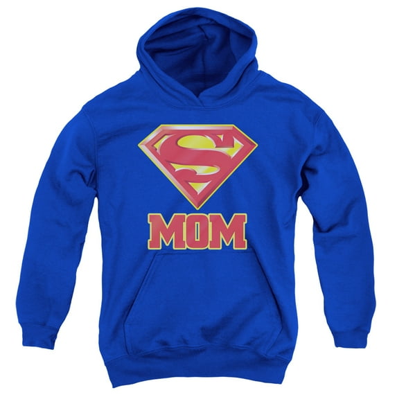 Superman - Super Mom - Youth Hooded Sweatshirt - Small