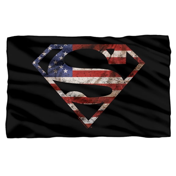 Superman Super Patriot Fleece Blanket 36' x 58',Super Patriot
