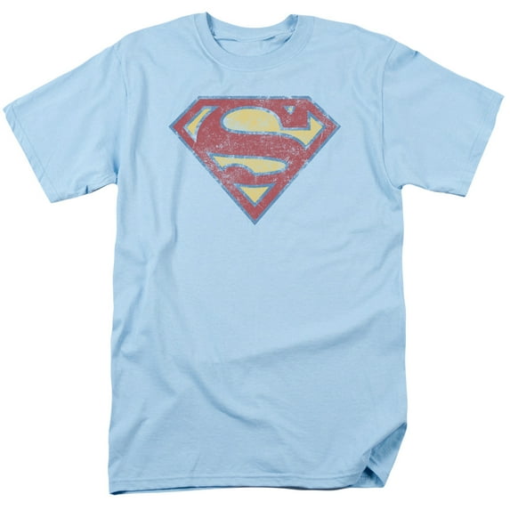 DC Comics - Superman - Super S - Adult Unisex Short Sleeve T-Shirt - Blue