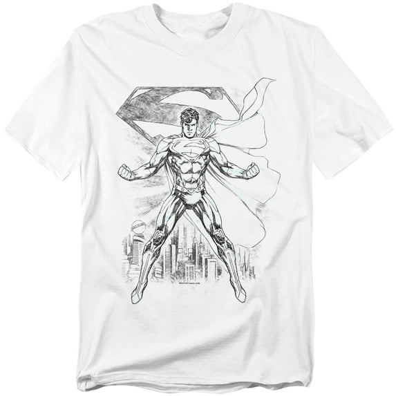 Superman T-Shirt Super Sketch Unisex Graphic Tee For Men & Women