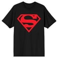 thumbnail image 1 of Superman Superboy Logo Men's Black Big & Tall T-shirt-M, 1 of 4