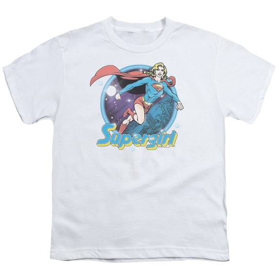 Superman - Supergirl Airbrush - Youth Short Sleeve Shirt - Large