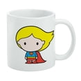 thumbnail image 1 of Superman Supergirl Cute Chibi Character White Mug, 1 of 4