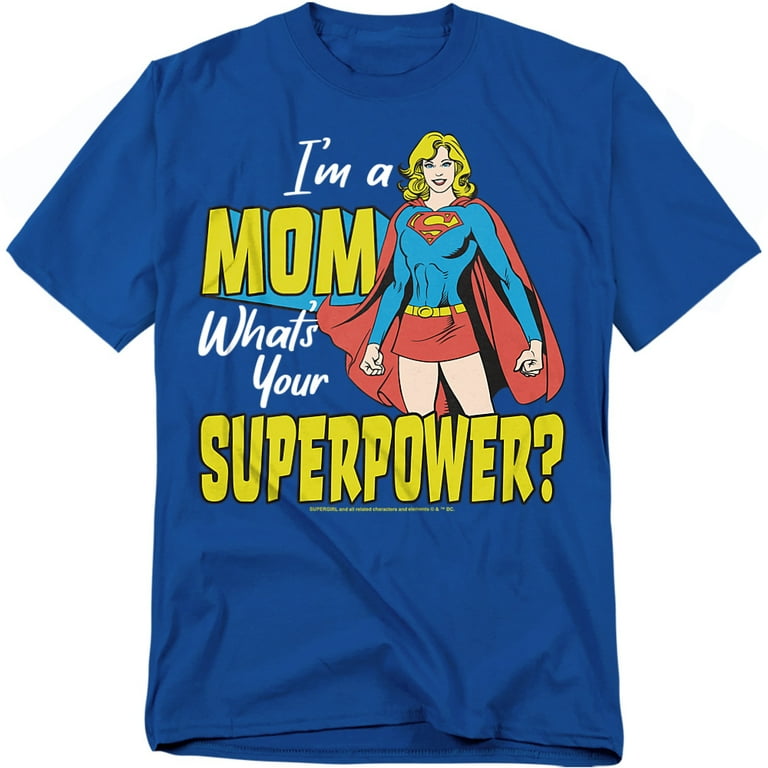 Superman Supergirl T-Shirt Supergirl Mother'S Day Superpower