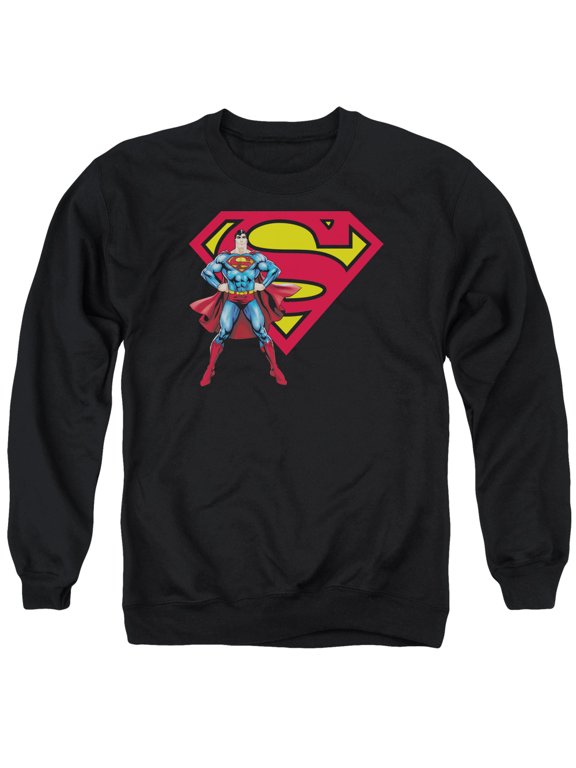 Superman - Superman &Amp; Logo - Crewneck Sweatshirt - X-Large