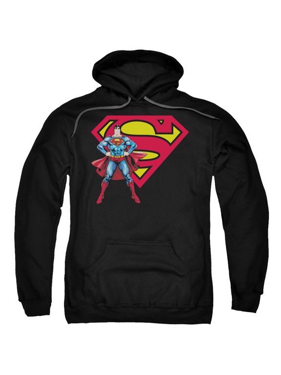 Superman - Superman &Amp; Logo - Pull-Over Hoodie - X-Large
