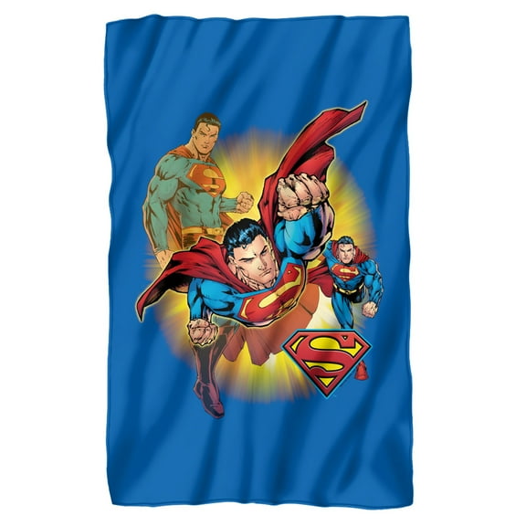 Superman Superman Collage Fleece Blanket 36' x 58',Superman Collage
