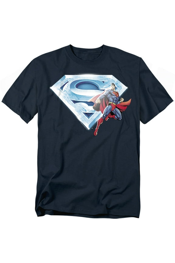 Superman T-Shirt Superman & Crystal Logo Unisex Graphic Tee For Men & Women