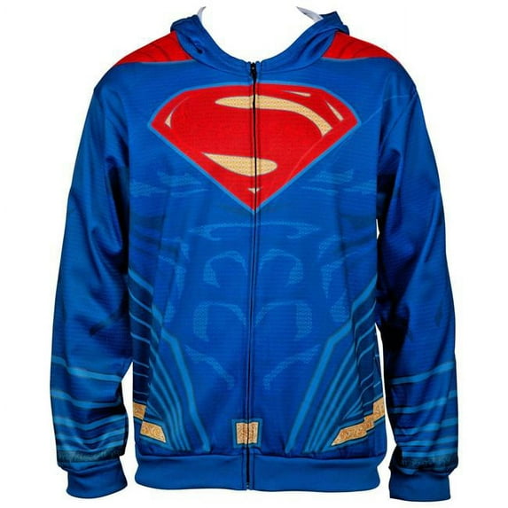 Superman Superman Suit Comic Style Costume Hoodie - Standard