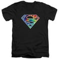 thumbnail image 1 of Superman - Superman Tie Dye Logo - Slim Fit V Neck Shirt - Medium, 1 of 2