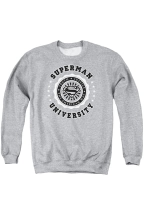 Superman - Superman University - Crewneck Sweatshirt - Large