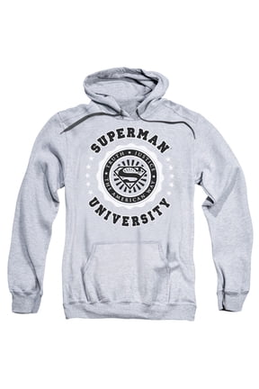 Superman - Superman University - Pull-Over Hoodie - Medium