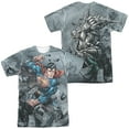 thumbnail image 1 of Superman Superman Vs Doomsday Unisex Adult Sublimated Costume T Shirt (Front/Back), Small Multicolor, 1 of 2