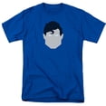 thumbnail image 1 of Superman Supes Head Adult 18/1 T-Shirt Royal Blue, 1 of 1