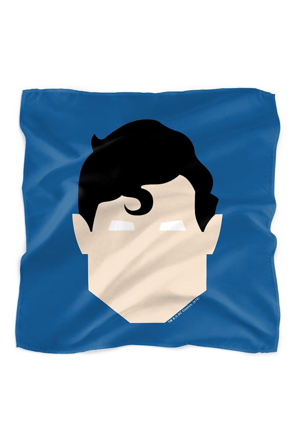 Superman Supes Head Bandana (21 in x 21 in)
