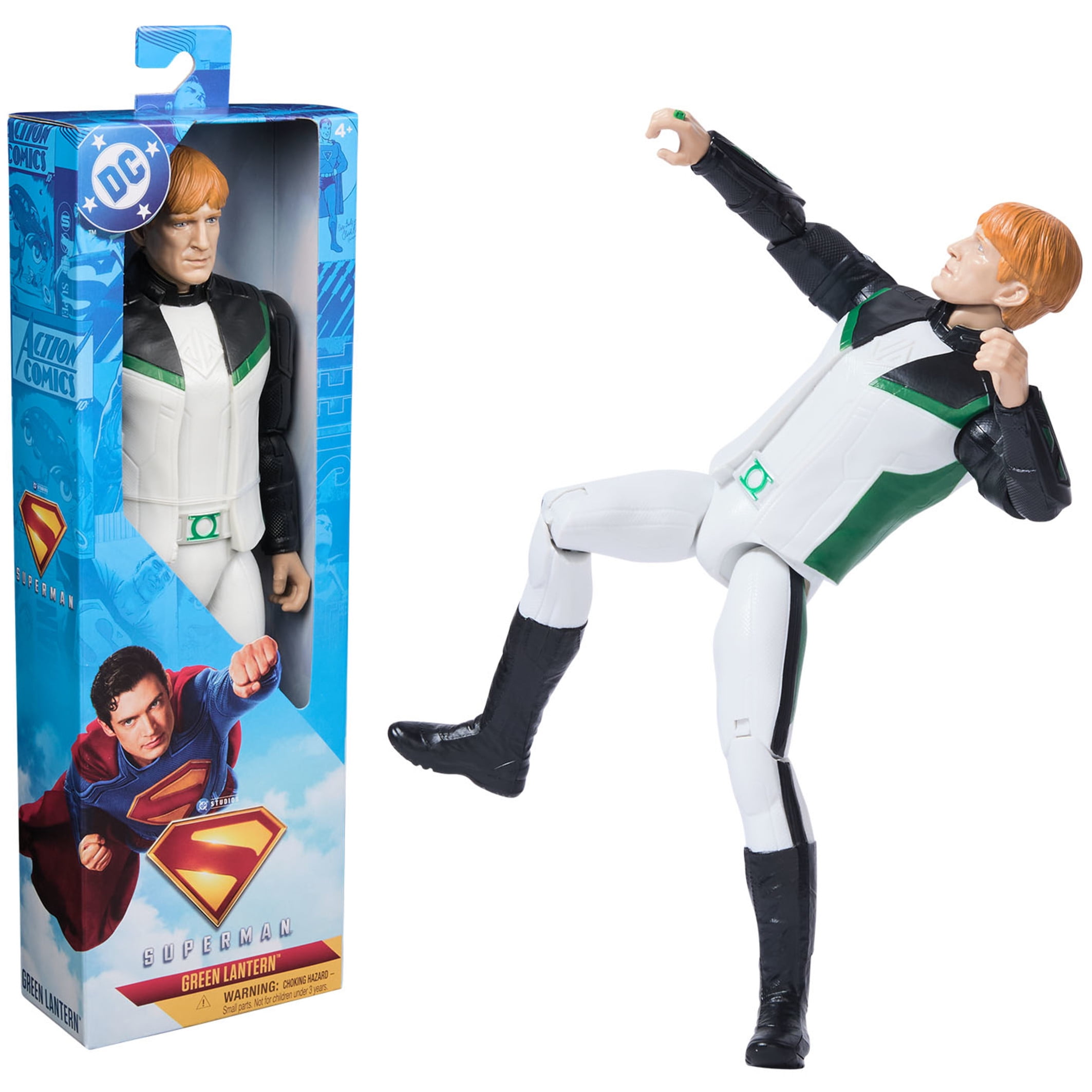 新品未使用 SUPERMAN THE FLASH Green Lantern DC Comics SUPERMAN, Green Lantern 12-inch Superhero Action