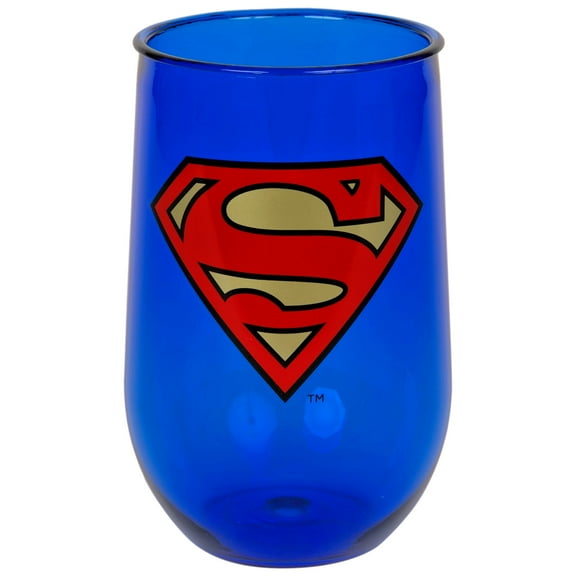 Superman Symbol Acrylic Wine Cup