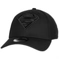 thumbnail image 1 of Superman Symbol Black on Black New Era 39Thirty Fitted Hat-Small/Medium, 1 of 5