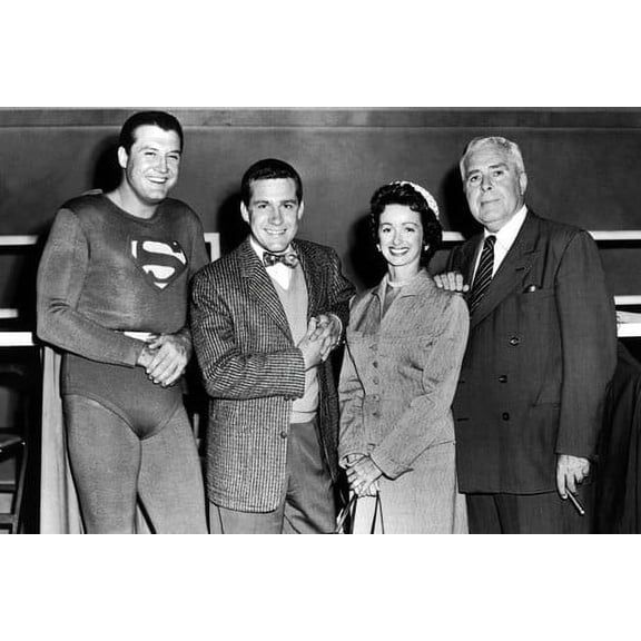 Superman TV Series Noel Neill George Reeves Jack Larson John Hamilton 24X36 Poster