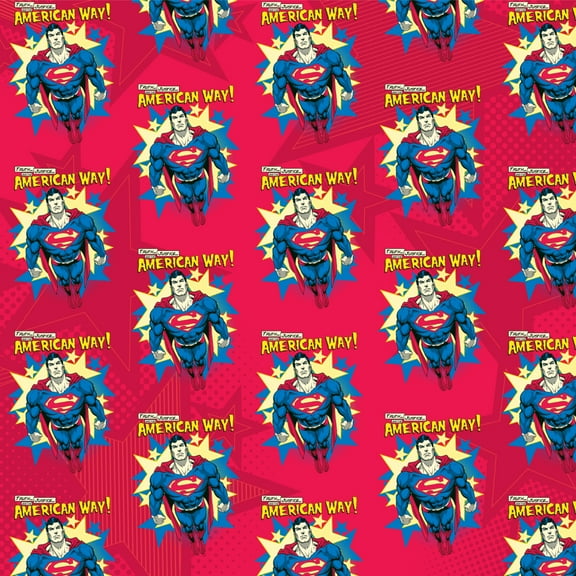 Superman The American Way Premium Roll Gift Wrap Wrapping Paper