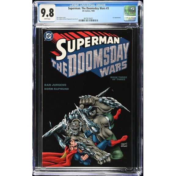 Superman: The Doomsday Wars #3 - CGC 9.8 Comic Book