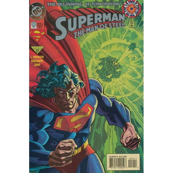 Superman: The Man of Steel #0 VF ; DC Comic Book
