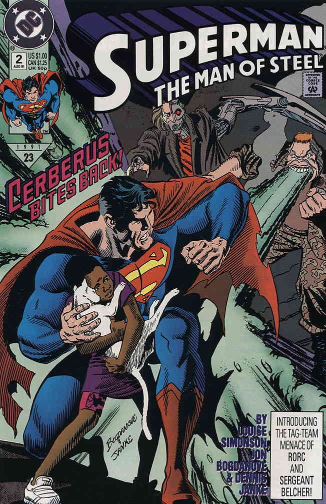 Cover of Superman, Man of Steel #2