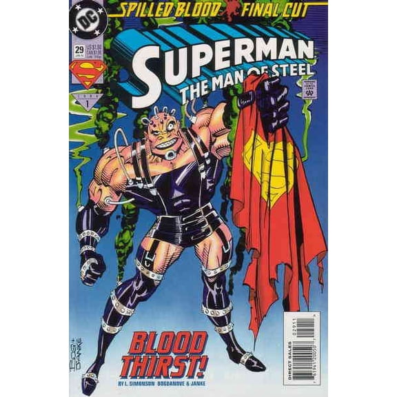 Superman: The Man of Steel #29 VF ; DC Comic Book