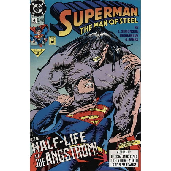 Superman: The Man of Steel #4 VF ; DC Comic Book