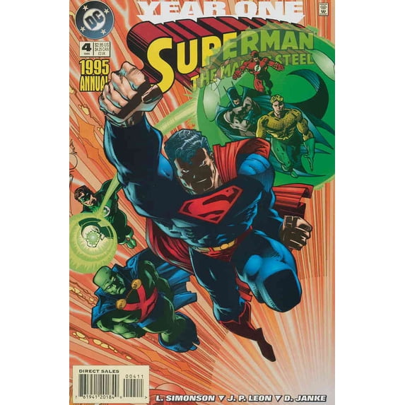 Superman: The Man of Steel Annual #4 VF ; DC Comic Book