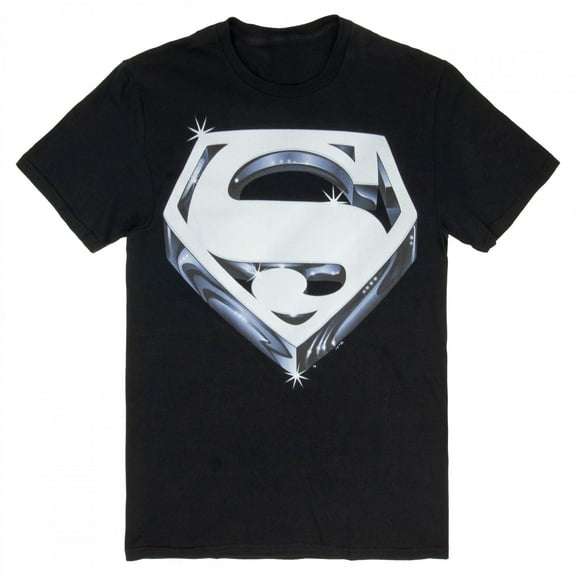 Superman The Movie 1978 Logo T-Shirt-Large