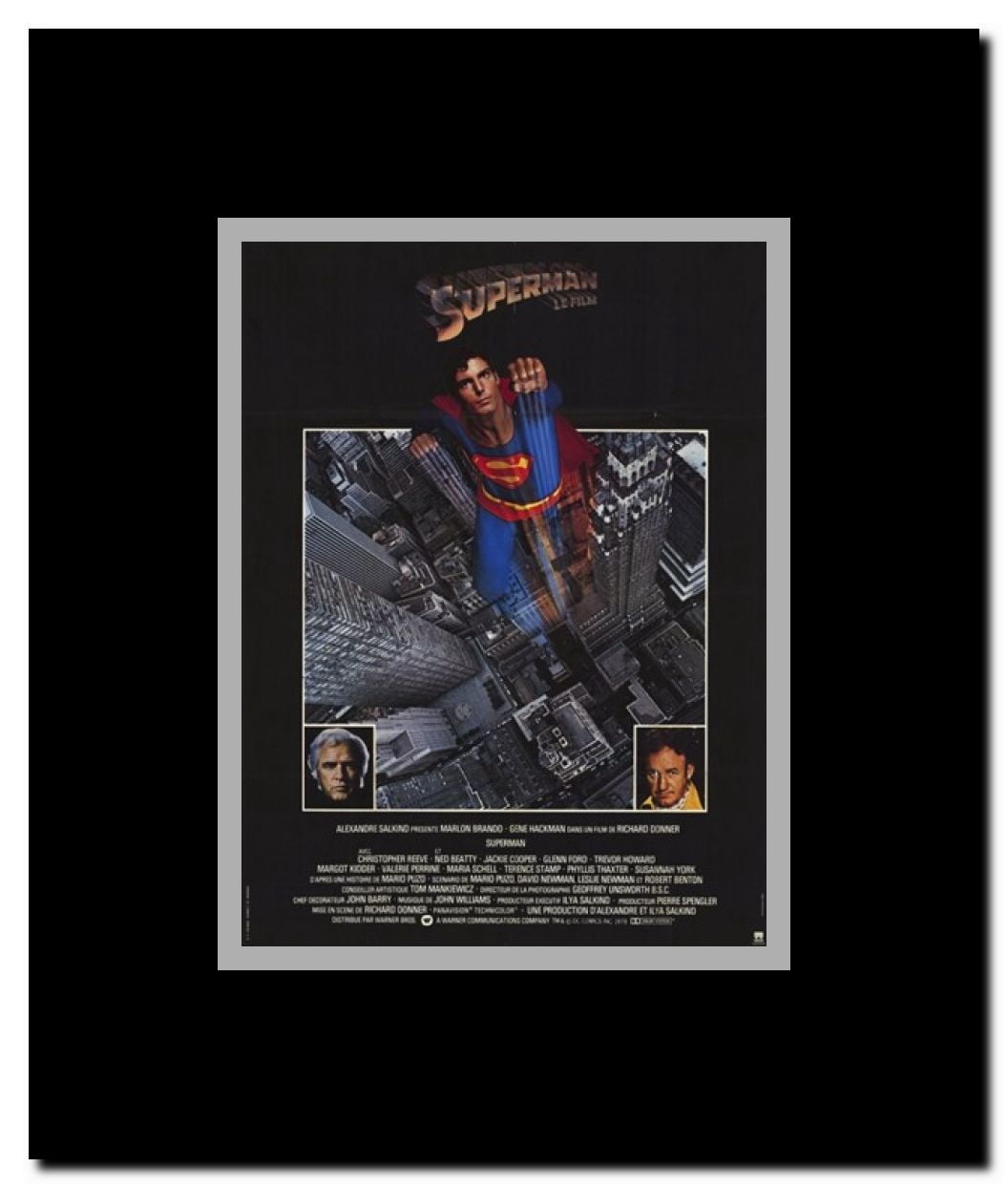 Superman: The Movie Framed Movie Poster