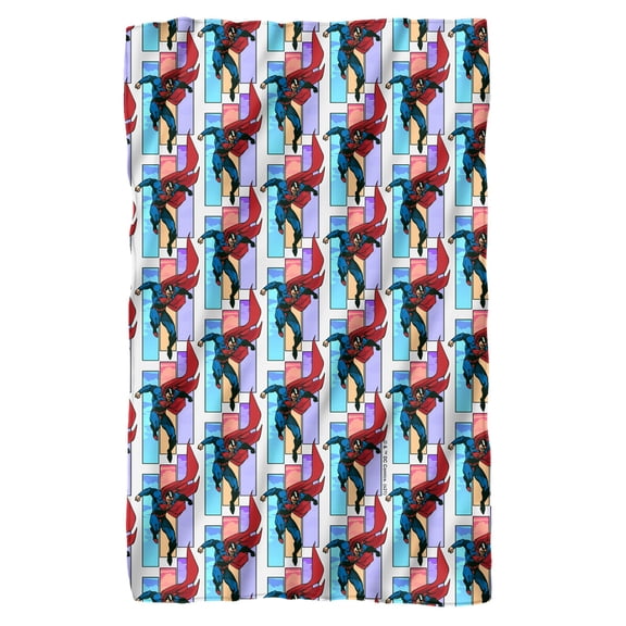 Superman Three Color Sky Officially Licensed Fleece Blanket 36' x 58'