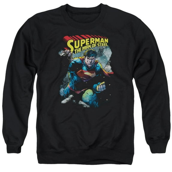 Superman - Through The Rubble - Crewneck Sweatshirt - Large