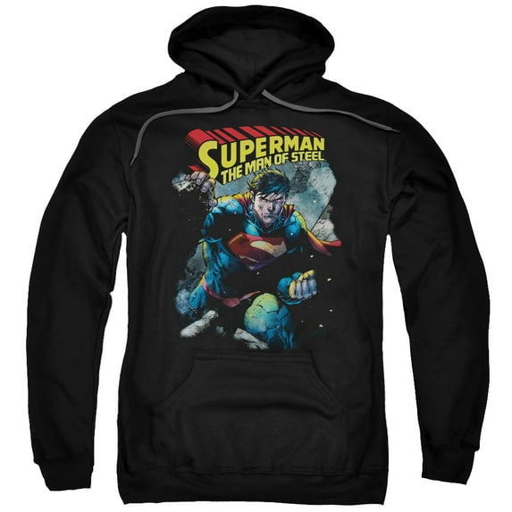 Superman - Through The Rubble - Pull-Over Hoodie - Large