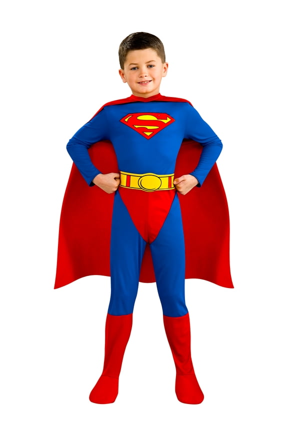 DC Comics Classic Superman Costume for Toddlers by Rubies, Boys 2T-4T