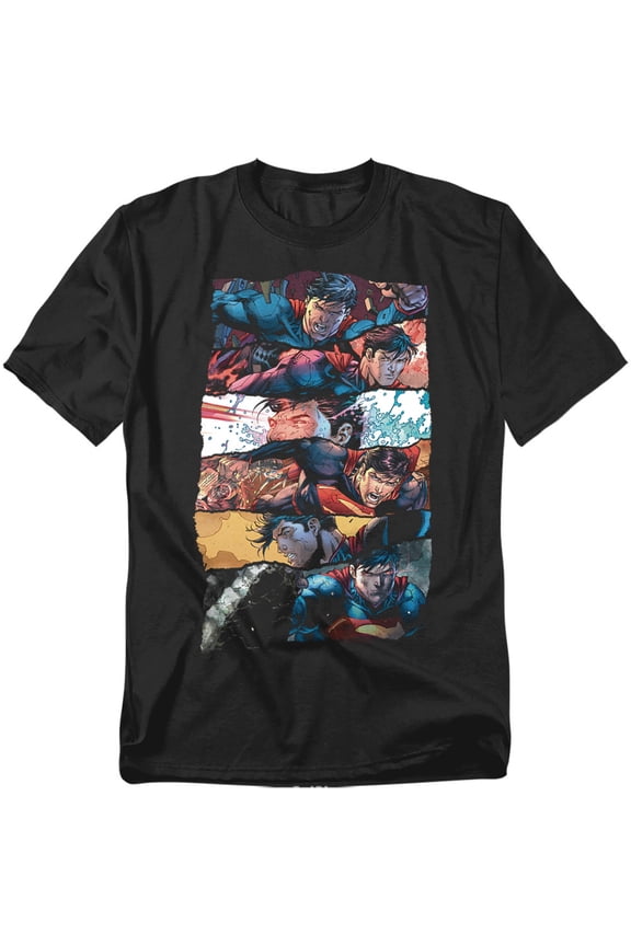 Torn Collage Mens Short Sleeve Shirt