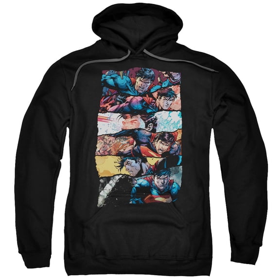 Superman - Torn Collage - Pull-Over Hoodie - XXXX-Large
